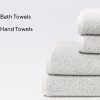 Air Weight® Organic Minimalist Towel Set of 4 | Alpine White