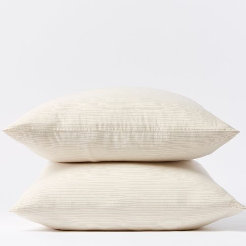 PDP CrinkledPercale Pillowcase UndyedWHazelRosehip B SP21