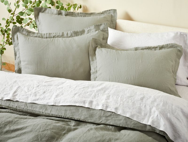 Organic Relaxed Linen Sham | Laurel