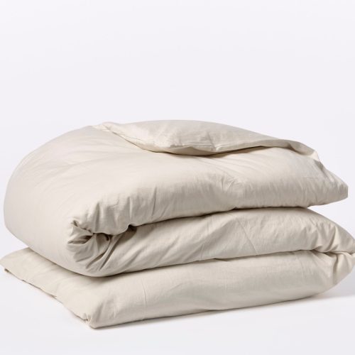 Cloud Soft Organic Sateen Duvet Cover | Pale Gray