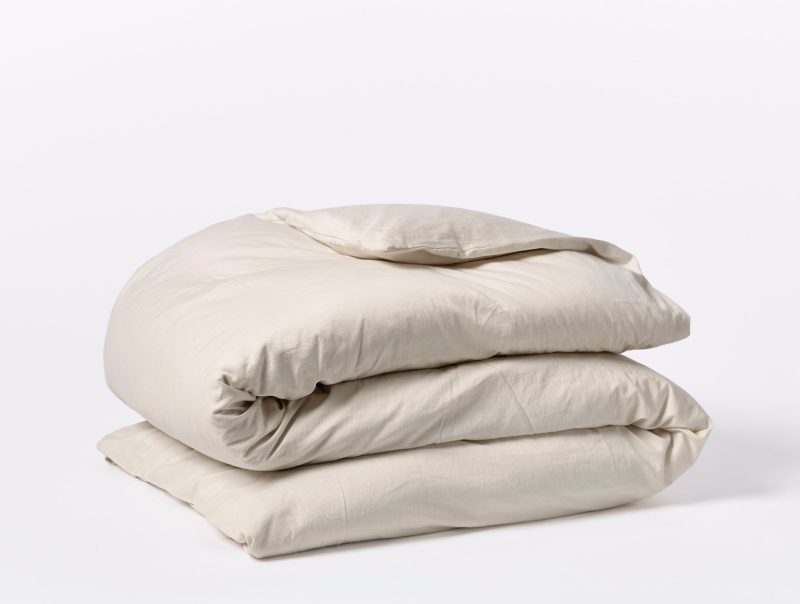 Cloud Soft Organic Sateen Duvet Cover | Pale Gray