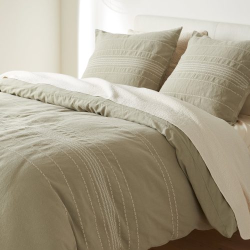 PDP RippledStripe Duvet Aloe A SP22 detail 5718