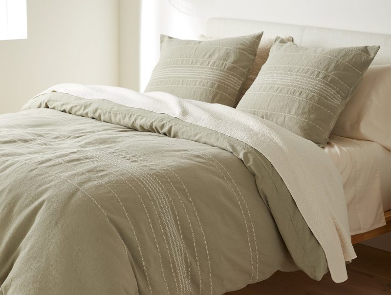 PDP RippledStripe Duvet Aloe A SP22 detail 5718