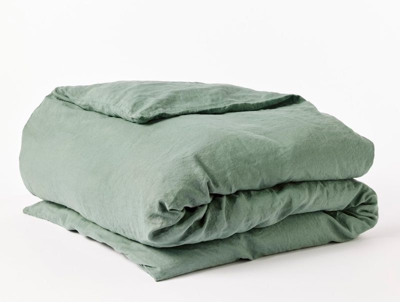 Organic Relaxed Linen Duvet Cover | Juniper