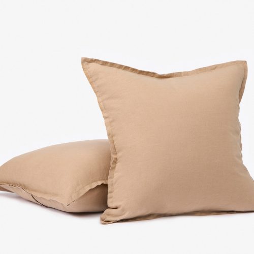 Organic Relaxed Linen Decorative Pillow Cover | Doe