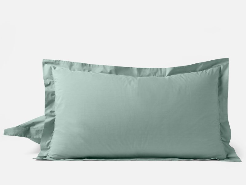 SP25 300TCOrganicPercale King Sham Seafoam 2736