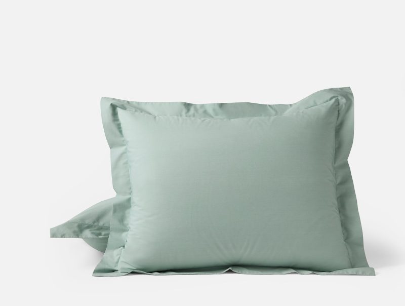 Refined Organic Percale Sham - Coyuchi | Seafoam