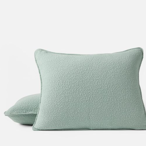 SP25 CascadeOrganicMatelasse Standard Sham Seafoam 2628