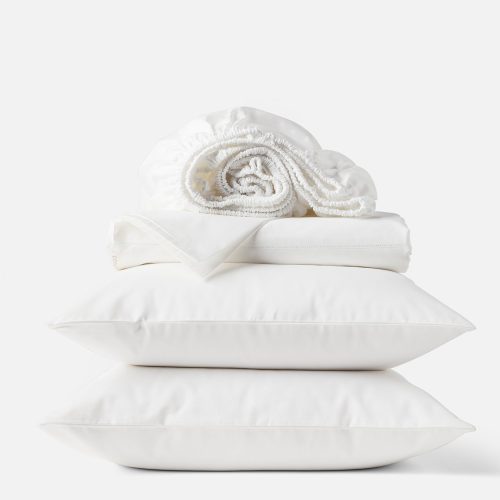 Heirloom Organic Sateen Sheet Set - Coyuchi | Alpine White