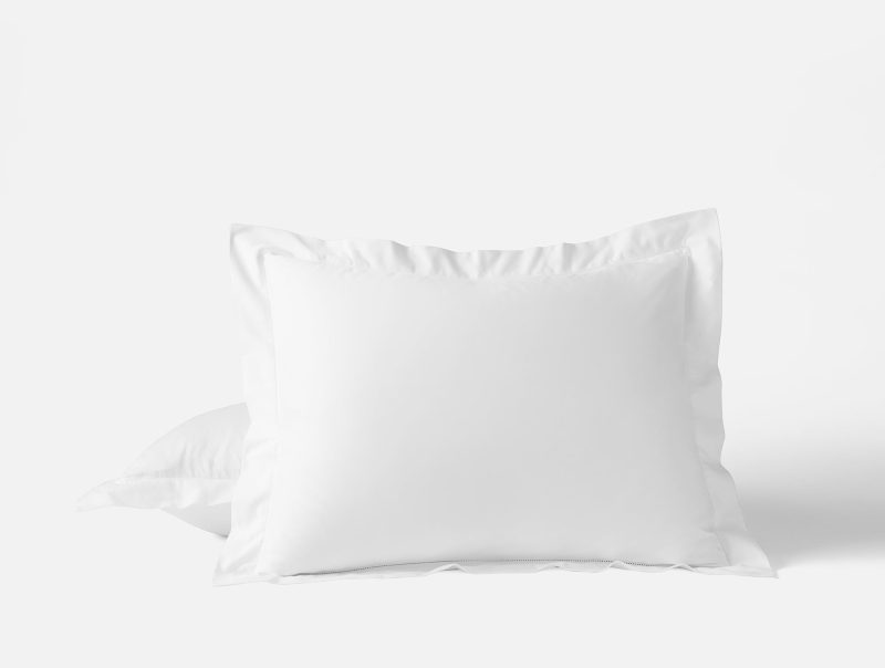 Heirloom Organic Sateen Sham - Coyuchi | Alpine White