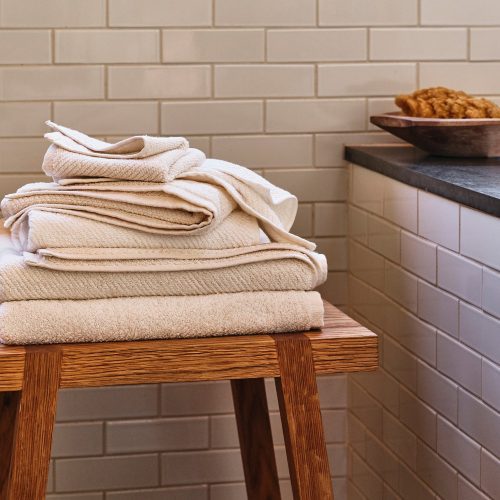 Towels Air Weight Bath Undyed Details SP23 2371 1 3