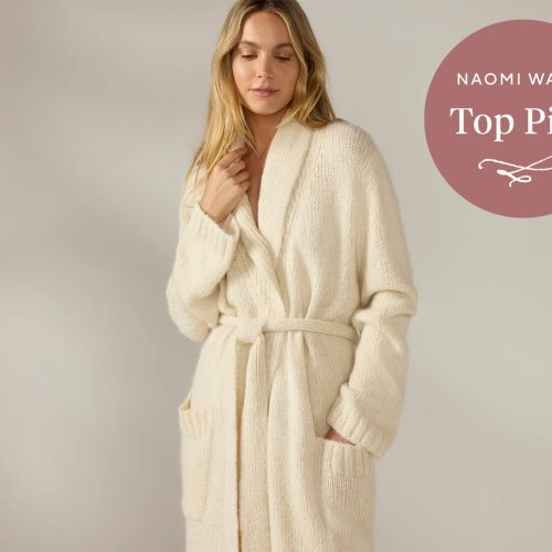 Women's Andes Suri Alpaca Knit Robe | Ivory