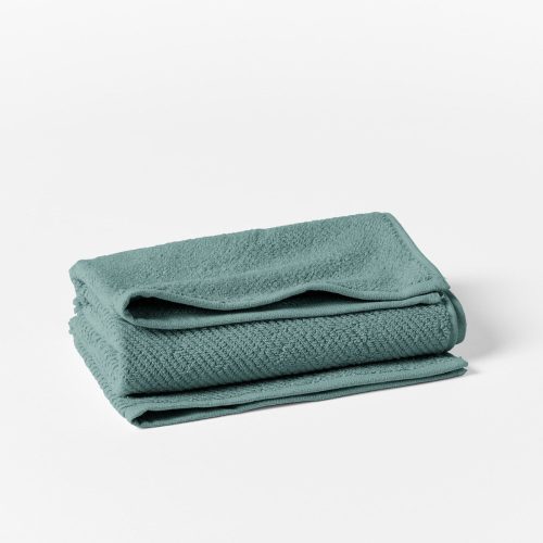 Air Weight® Organic Towels | Dusty Aqua