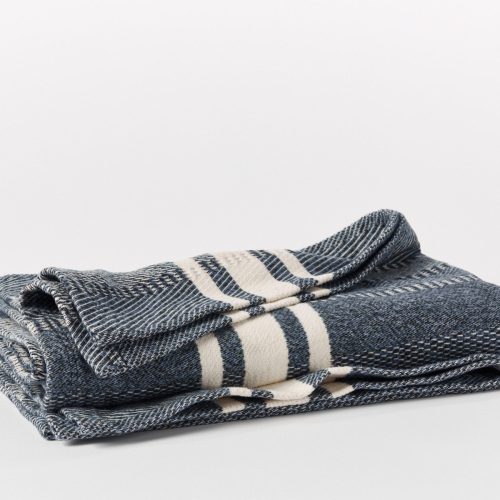 Cirrus Supersoft Organic Cotton Throw  | Midnight