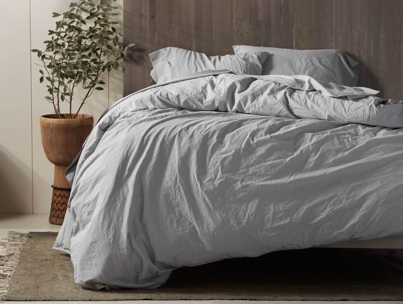 crinkled percale pewter 6OrganicCrinkledPercalePewterCompleteBedSetV22