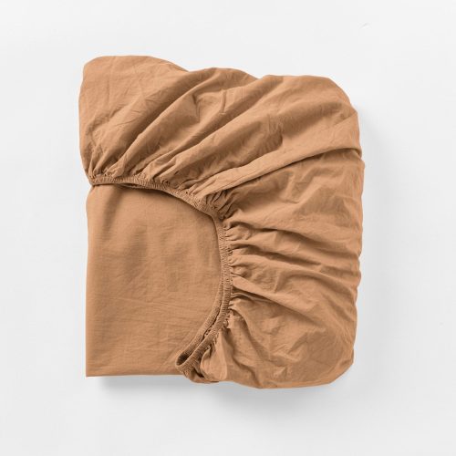 Organic Crinkled Percale™ Sheets | Ginger