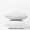 Organic Crinkled Percale™ Pillowcases - Coyuchi | Alpine White