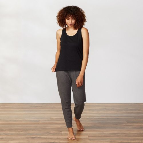 Women's Dillon Organic French Terry Jogger | Charcoal Heather