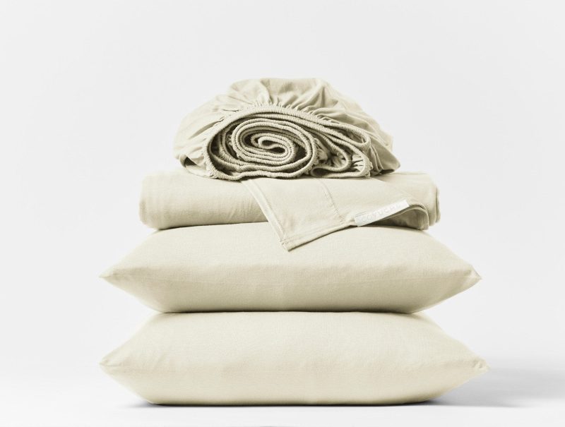 Organic Jersey Sheets | Undyed