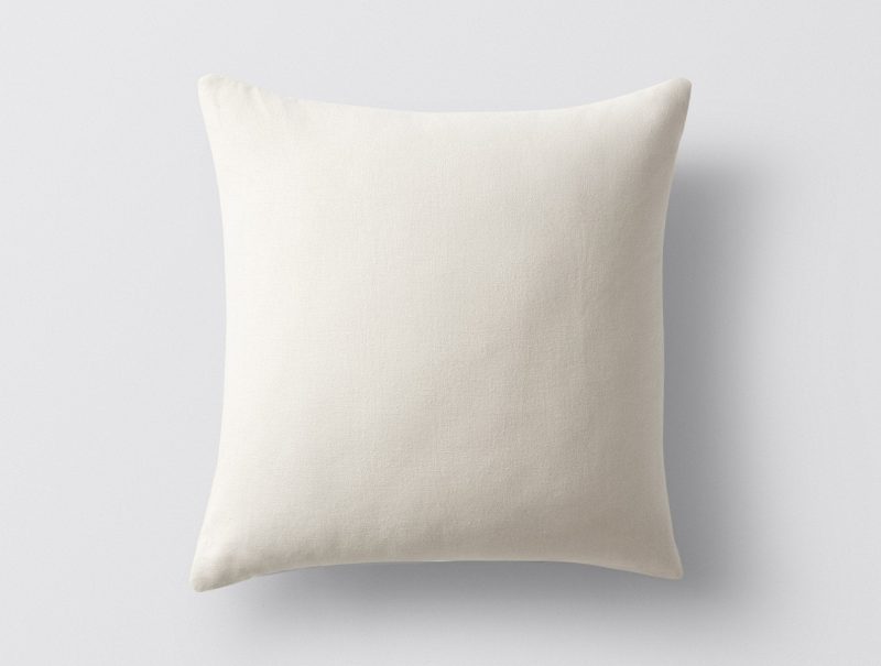 Down Feather Throw Pillow Insert | White