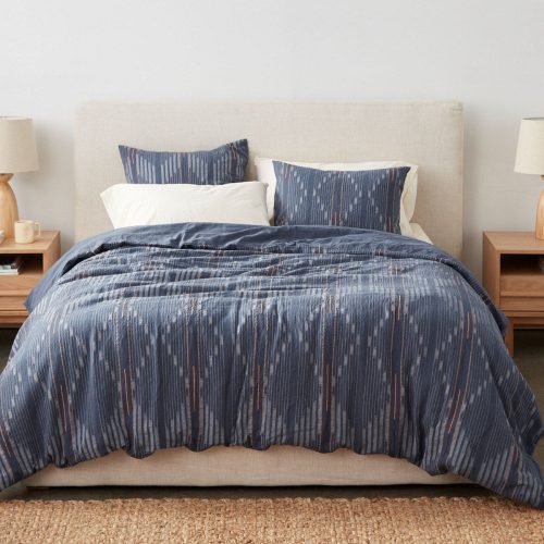 Morelia Organic Sham| Moonlight Blue