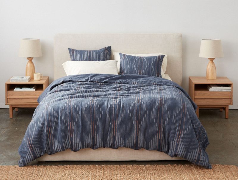 Morelia Organic Sham| Moonlight Blue