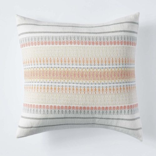 Lost Coast Decorative Organic Pillow Cover | Coral