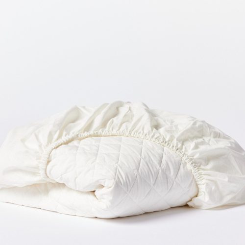 Organic Cotton Mattress Pad | White