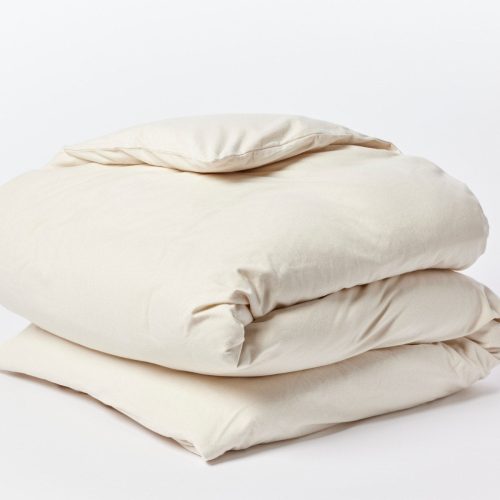 Cloud Brushed™ Organic Flannel Duvet Cover | Undyed