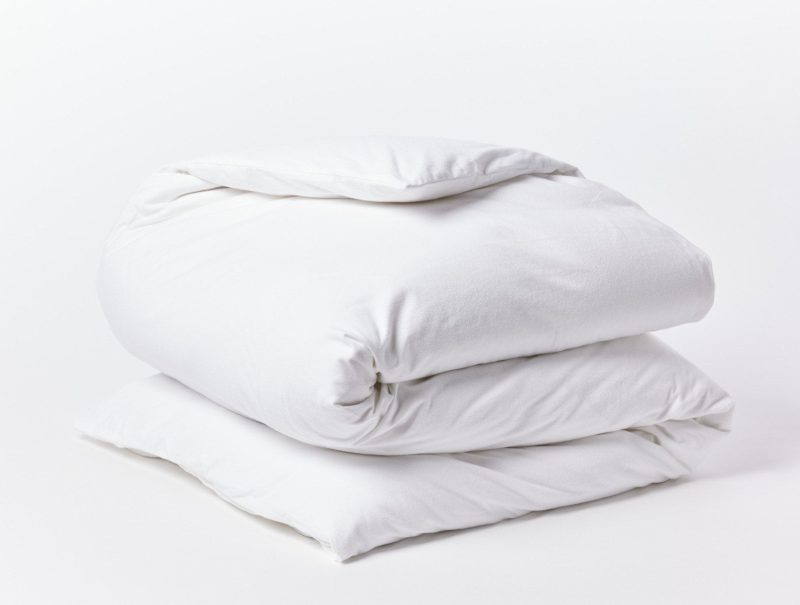 Cloud Brushed™ Organic Flannel Duvet Cover | Alpine White