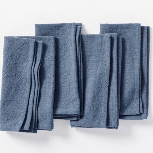 Sonoma Textured Organic Napkins | Blue Jay