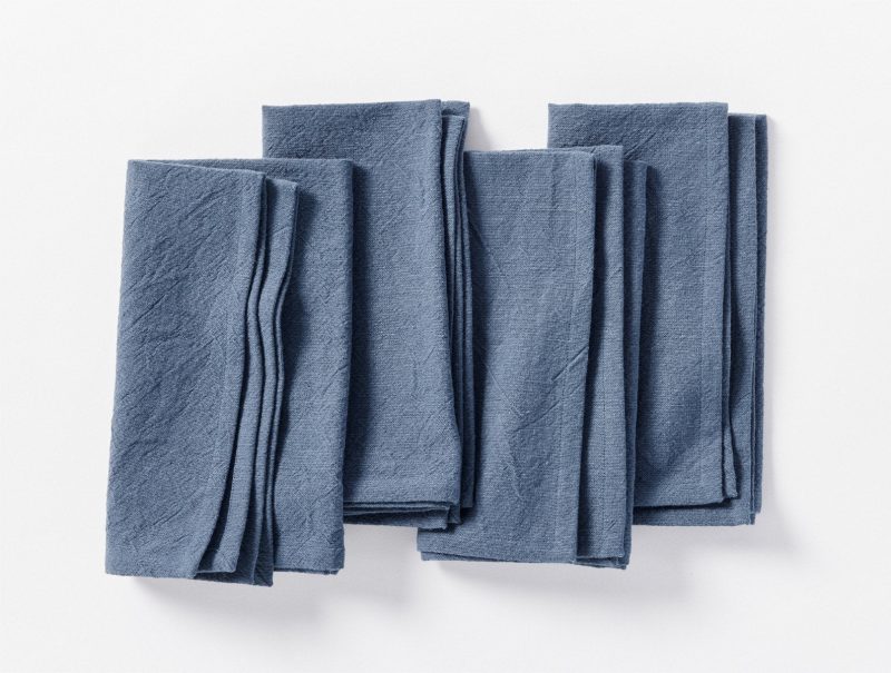 Sonoma Textured Organic Napkins | Blue Jay