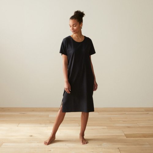 Women's Solstice Organic Lounge Dress | Deep Graphite