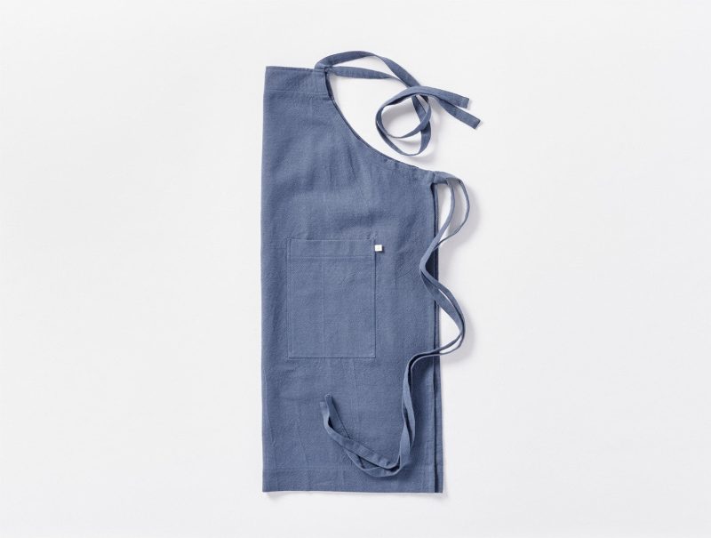 Sonoma Textured Organic Apron | Blue Jay