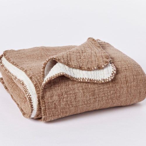 Cozy Cotton Organic Throw | Sienna