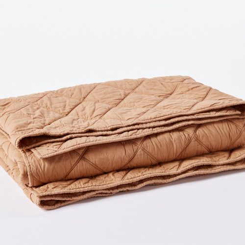 Diamond-Stitched Organic Cotton Comforter | Ginger