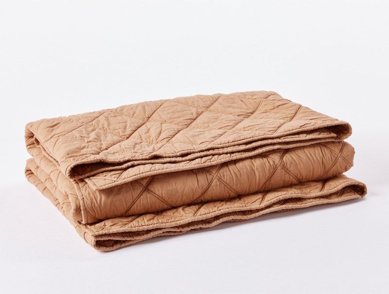 Diamond-Stitched Organic Cotton Comforter | Ginger