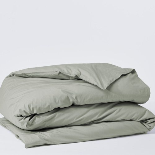 300 Thread Count Organic Percale Duvet Cover | Laurel