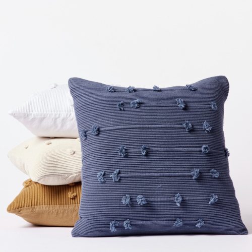 Alma Organic Pillow Cover | Blue Jay