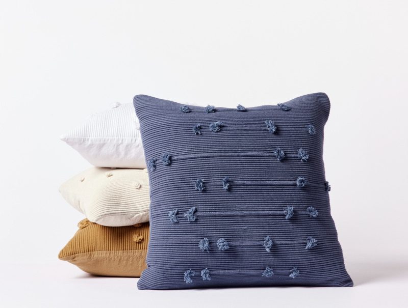 Alma Organic Pillow Cover | Blue Jay