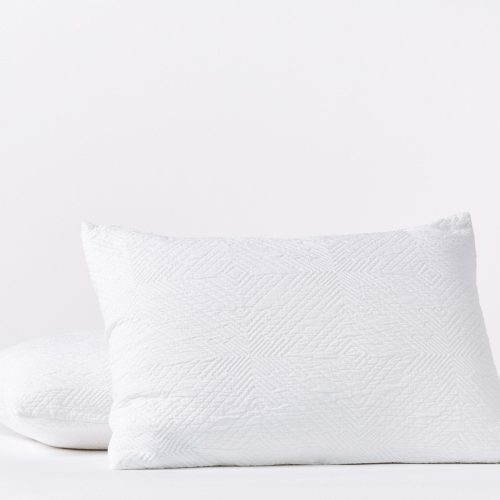 Avila Organic Matelasse Blanket | Alpine White