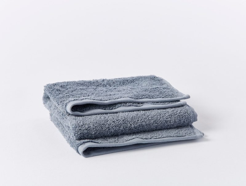 Cloud Loom™ Organic Towels - Coyuchi | Steel Blue