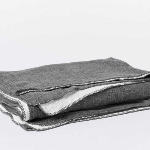 Cozy Cotton Organic Blanket | Charcoal