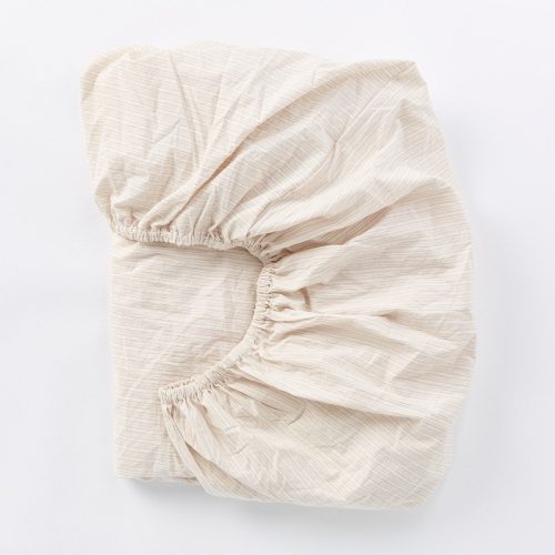 Organic Crinkled Percale™ Sheets | Undyed w/Hazel-Rosehip