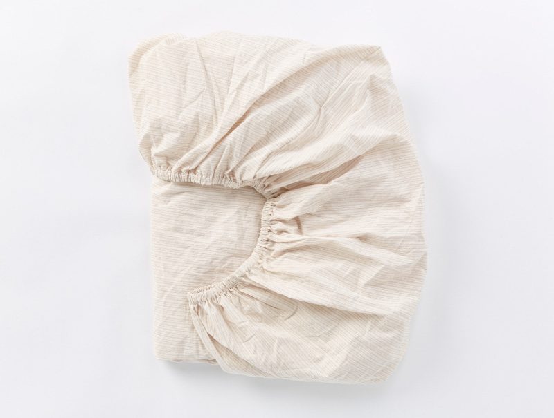 Organic Crinkled Percale™ Sheets | Undyed w/Hazel-Rosehip