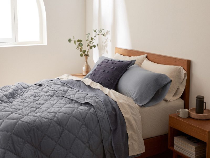 pdp diamondstitch comforter steelblue a sp22 detail 52855