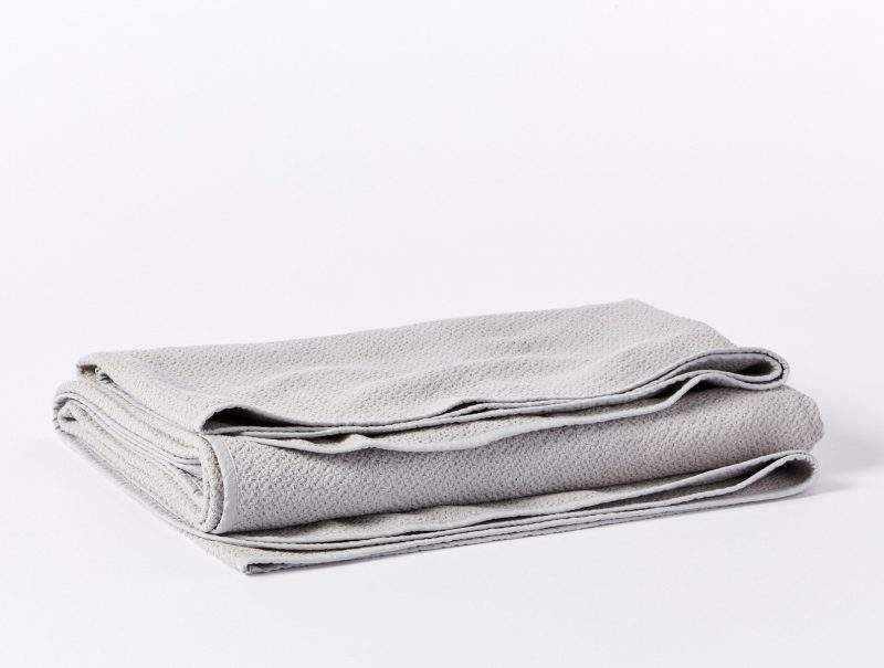 Honeycomb Organic Blanket | Pewter