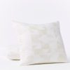 Inverness Organic Shams | Soft White w/Natural