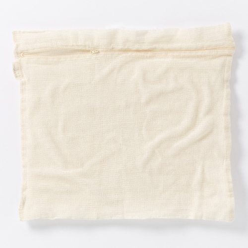 Organic Cotton Mesh Laundry Bag | Undyed