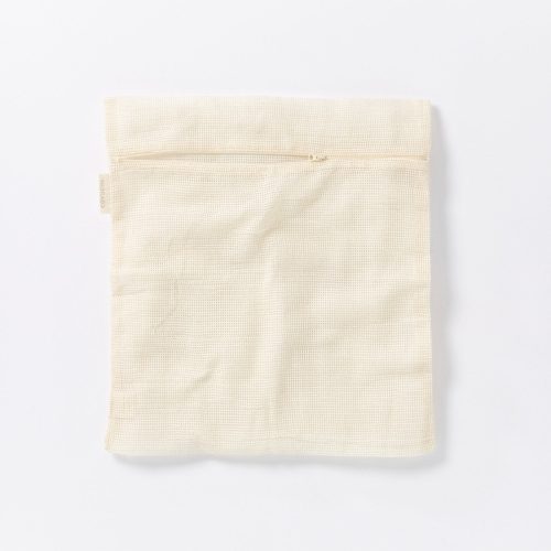 Organic Cotton Mesh Laundry Bag | Undyed